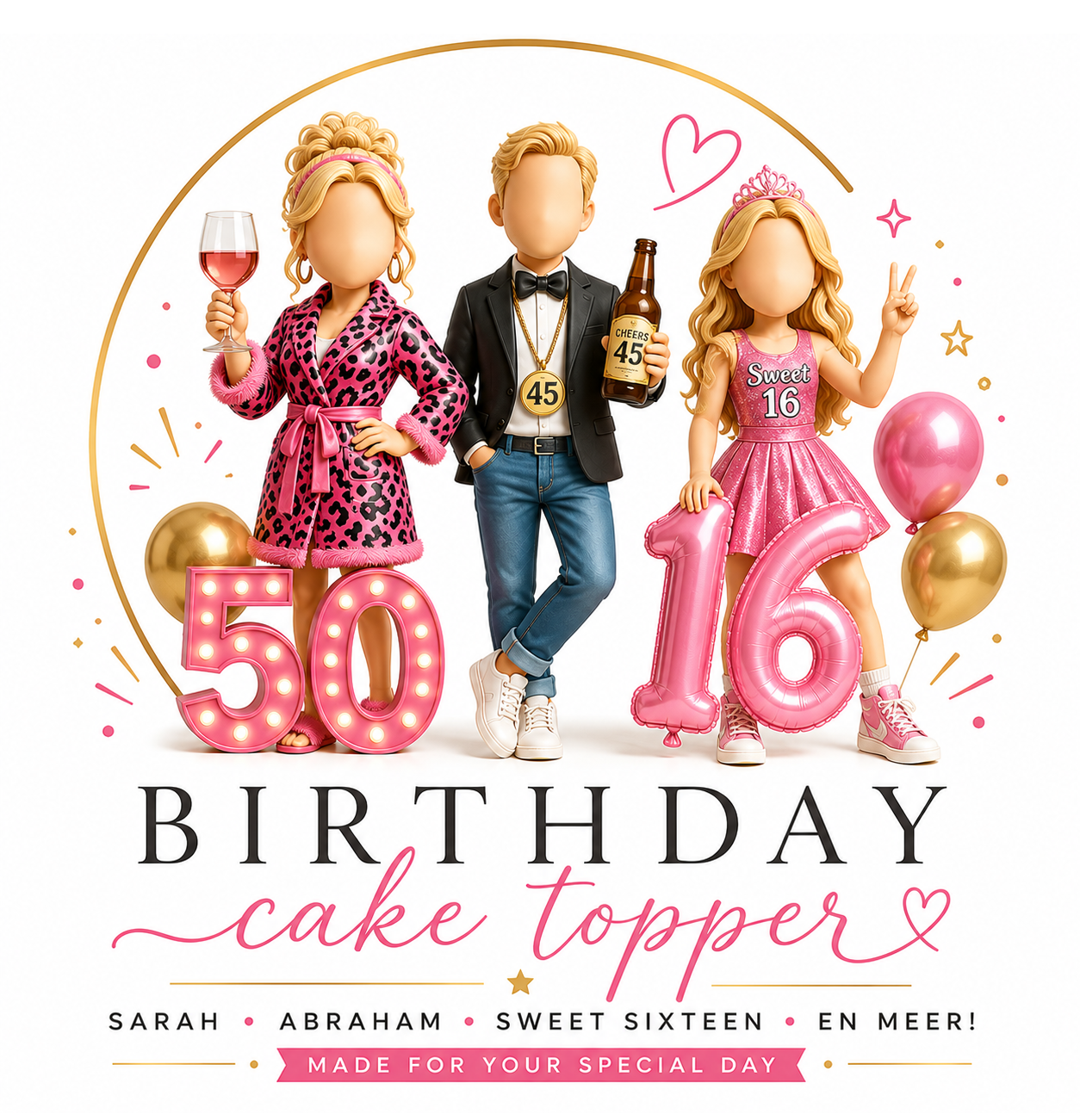 Birthday Cake Topper